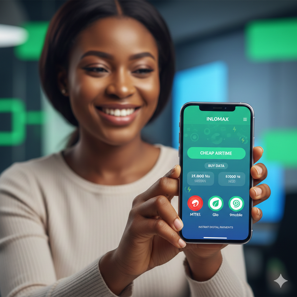 Inlomax – The Best App for Cheap Airtime and Data in Nigeria