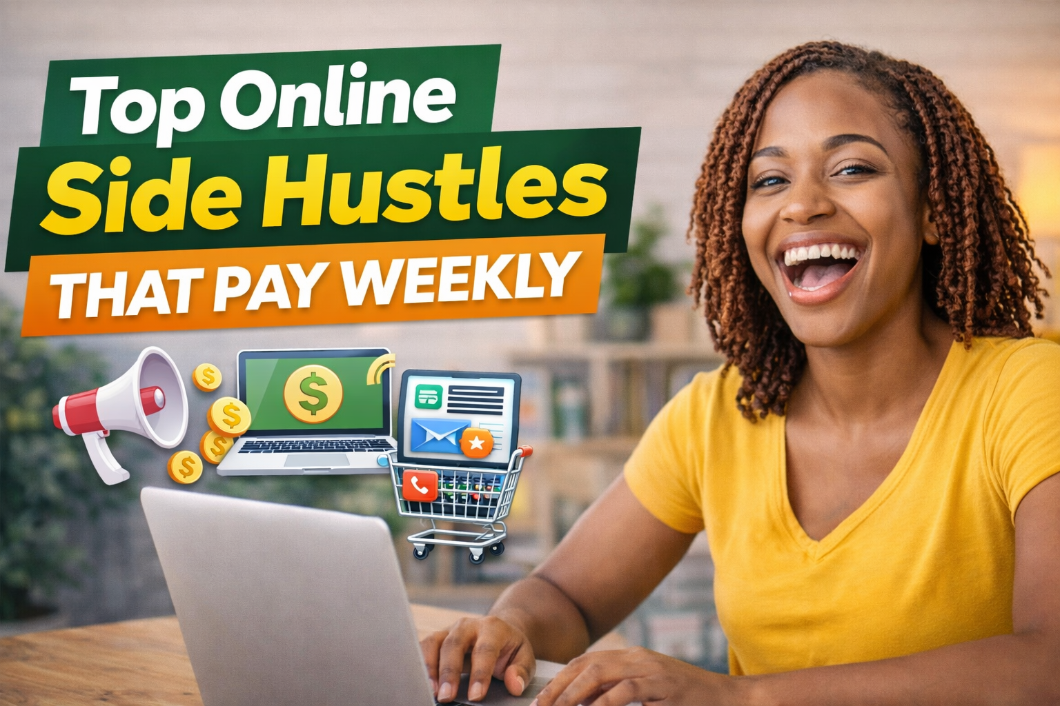 Top Online Side Hustles That Pay Weekly