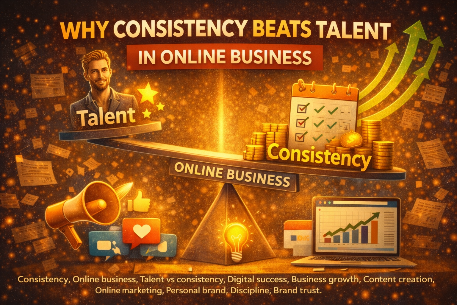 Why Consistency Beats Talent in Online Business