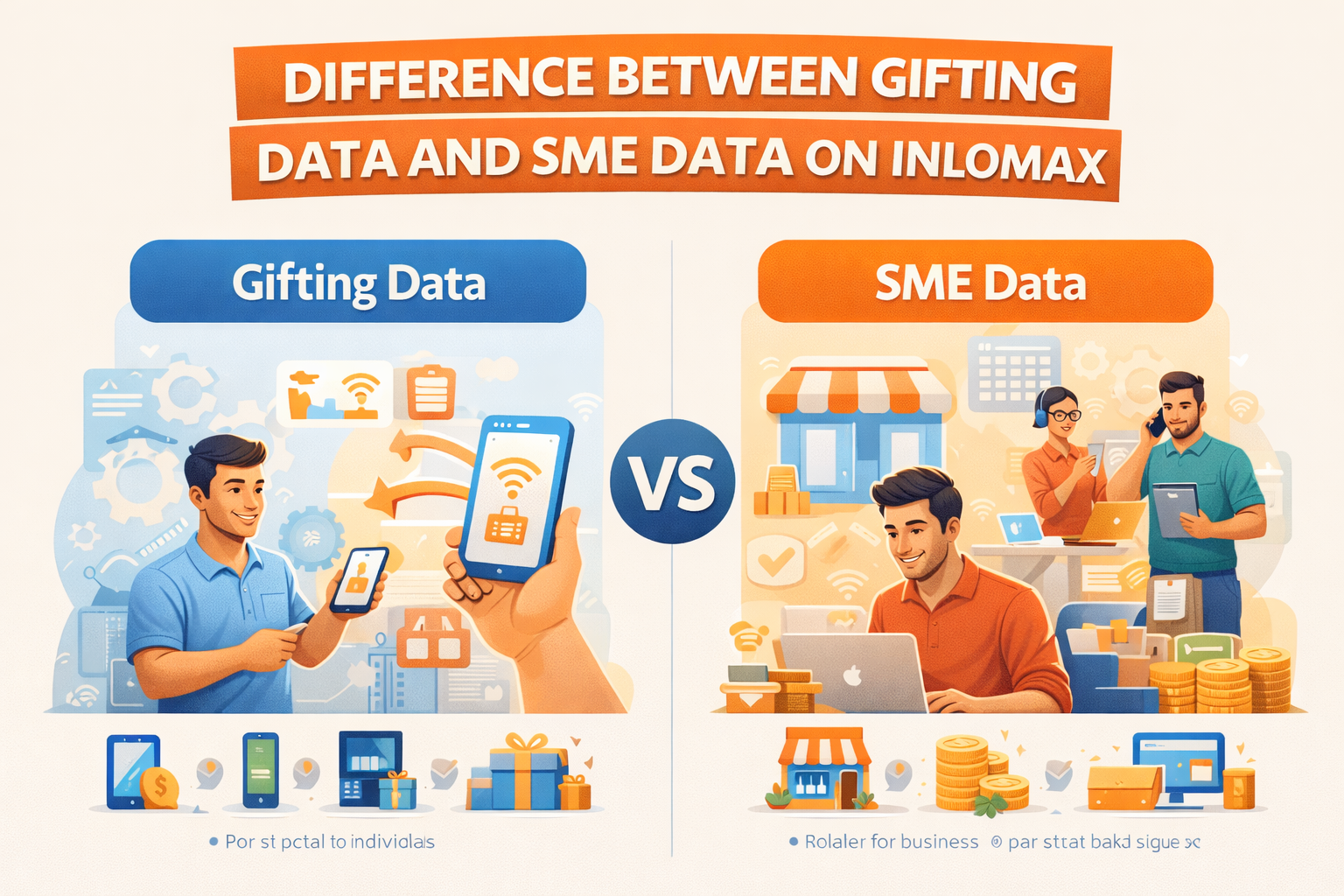 Difference Between Gifting Data and SME Data on INLOMAX