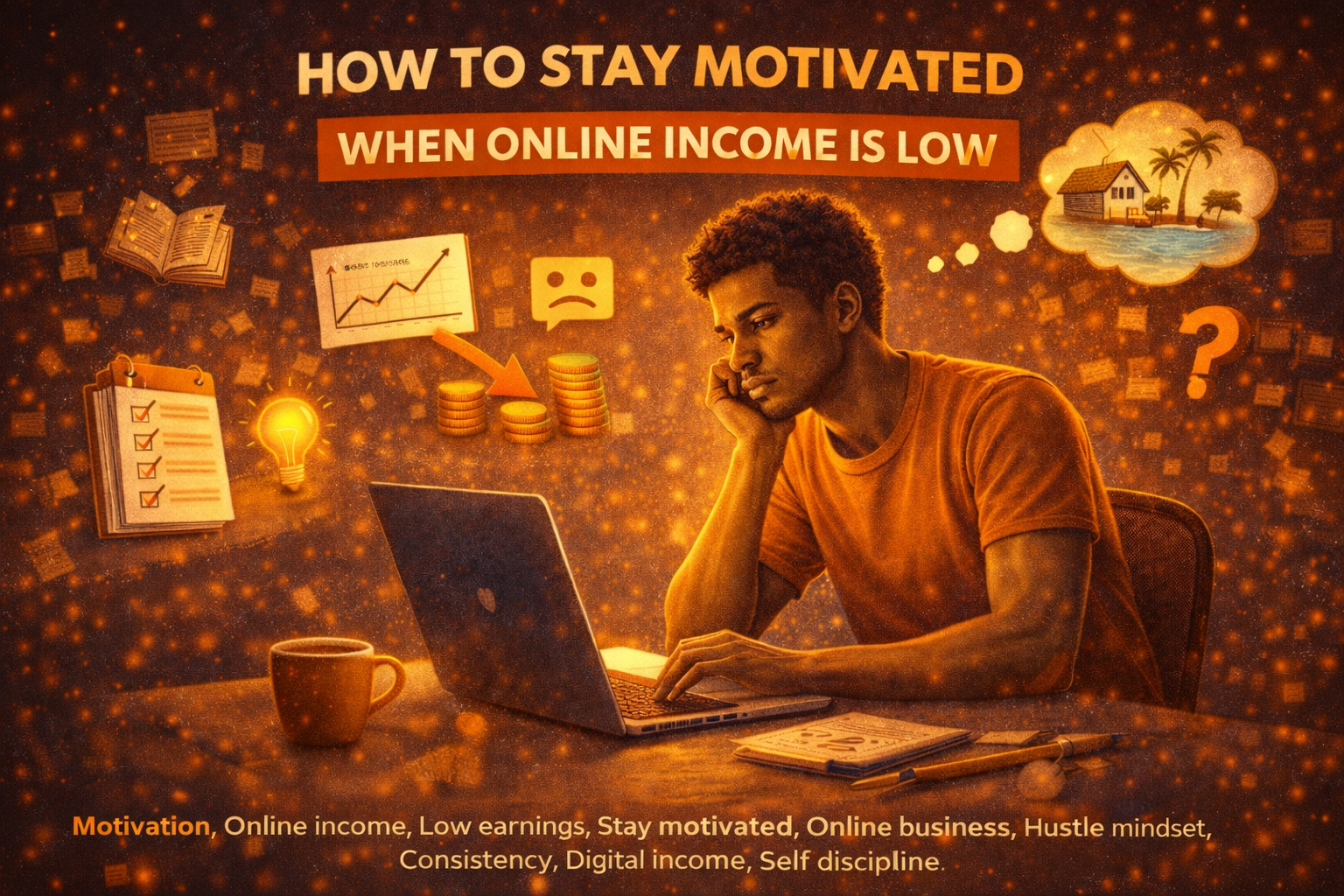 How to Stay Motivated When Online Income Is Low
