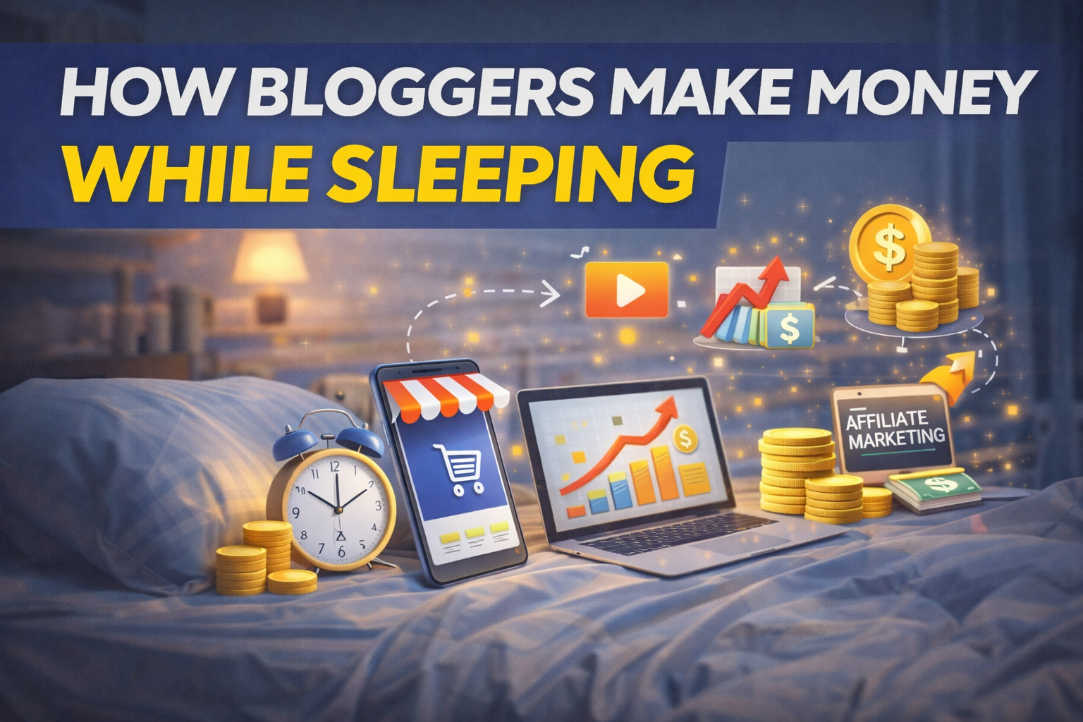 How Bloggers Make Money While Sleeping
