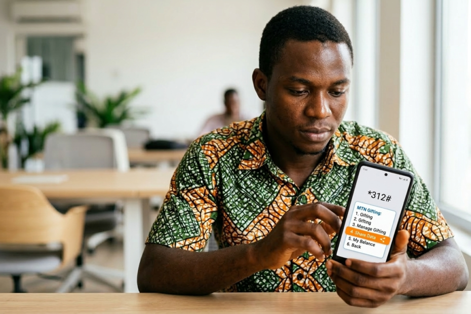 how to share data on MTN